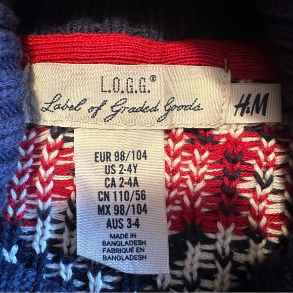 Shawl Collar Cotton Knit Sweater - Picture 3 of 3